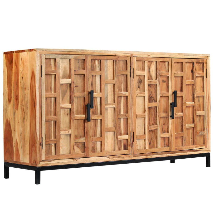 10-Delige Loungeset Met Kussens Poly Rattan Beige Blauw