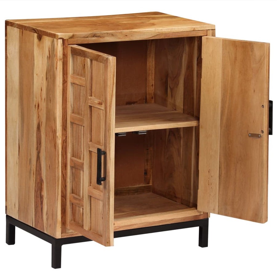 Dressoir 60X35X76 Cm Massief Acaciahout Bruin