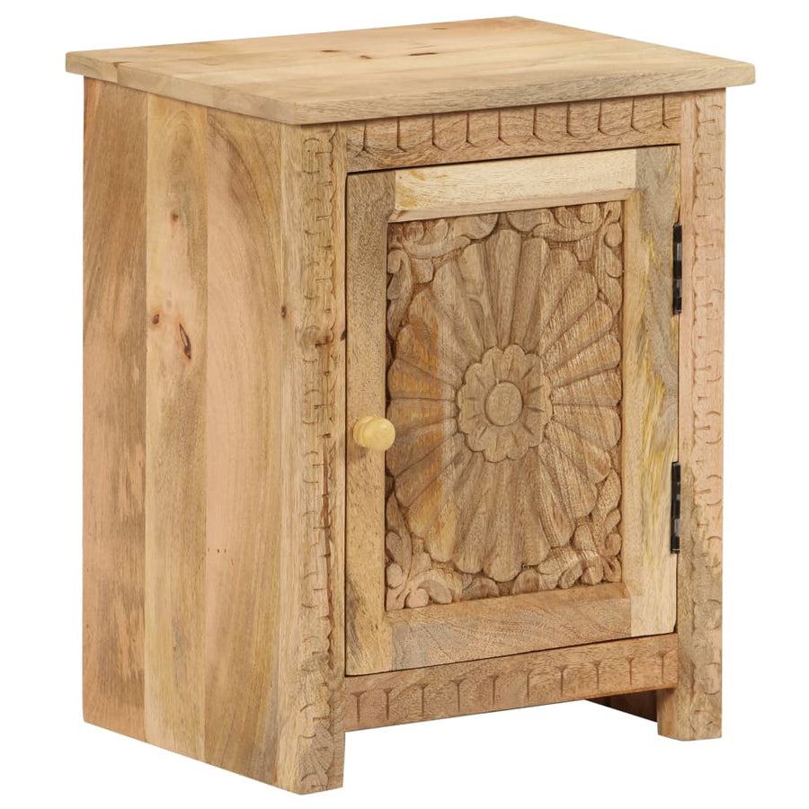 Nachtkastje 40x30x50 cm massief mangohout