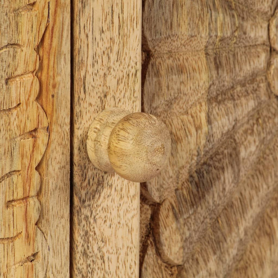 Nachtkastje 40x30x50 cm massief mangohout