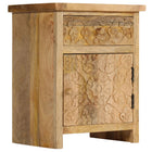 Nachtkastje 40x30x50 cm massief mangohout