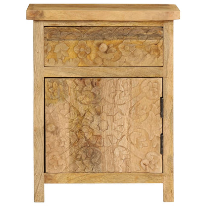 Nachtkastje 40x30x50 cm massief mangohout