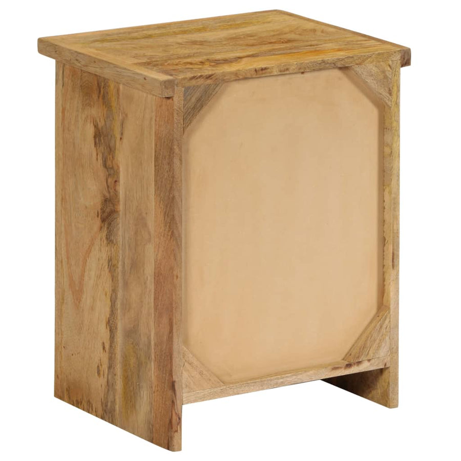 Nachtkastje 40x30x50 cm massief mangohout