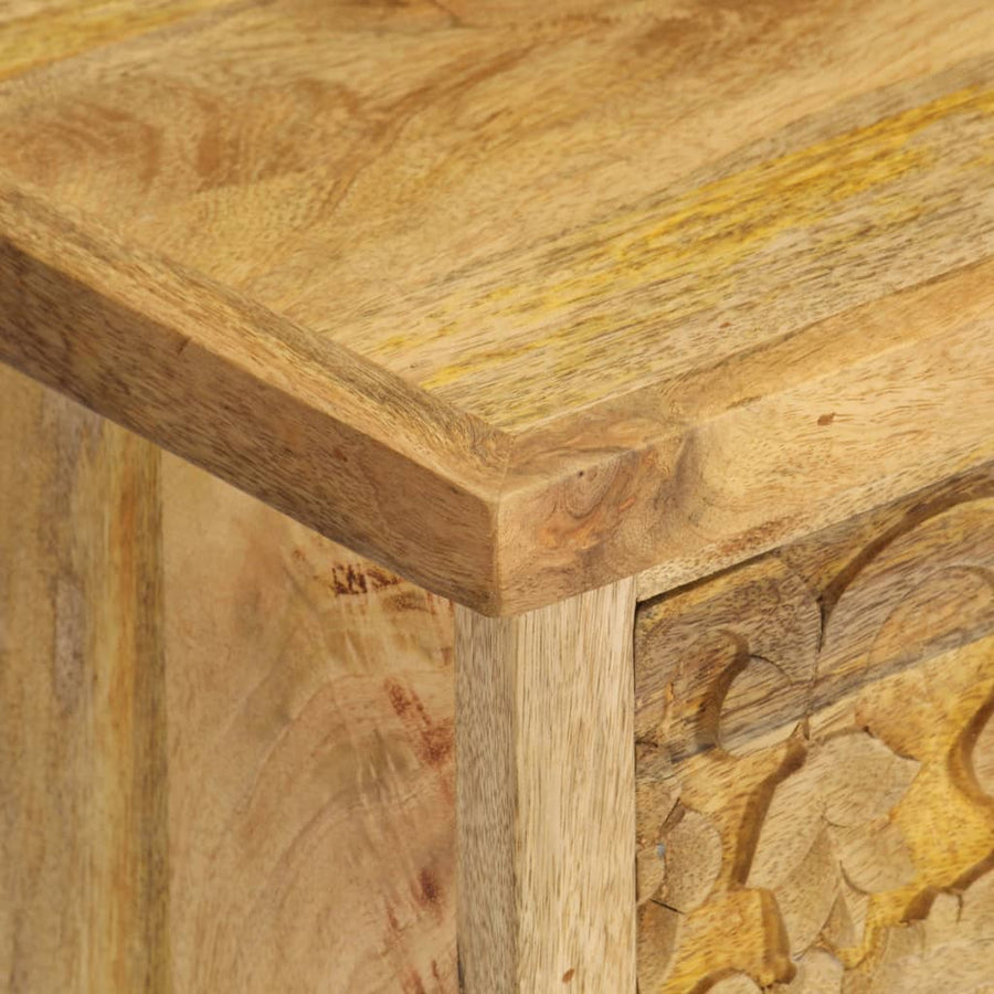 Nachtkastje 40x30x50 cm massief mangohout