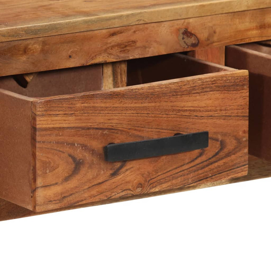 Dressoir met 3 lades 110x30x80 cm massief sheeshamhout