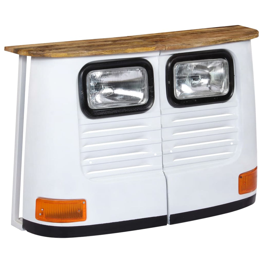 Dressoir Vrachtwagen Massief Mangohout Wit