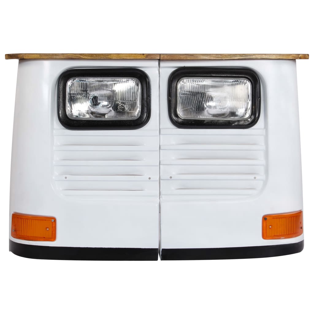 Dressoir Vrachtwagen Massief Mangohout Wit