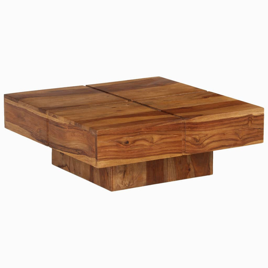 Salontafel 80X80X30 Cm Massief Acaciahout