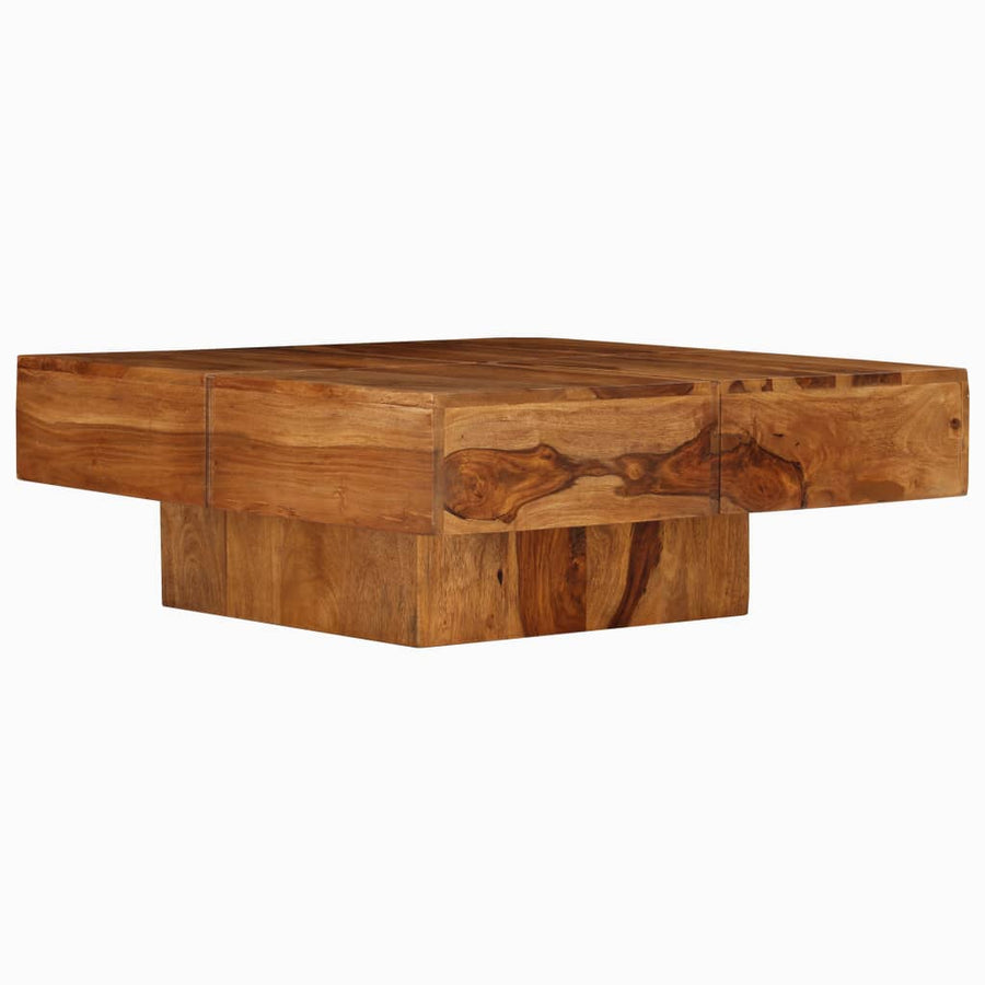 Salontafel 80X80X30 Cm Massief Acaciahout