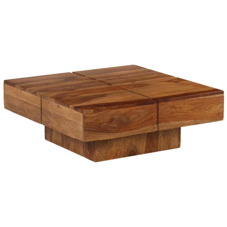 Salontafel 80X80X30 Cm Massief Acaciahout