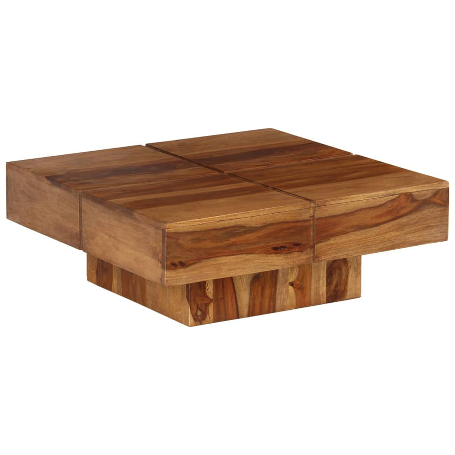 Salontafel 80X80X30 Cm Massief Acaciahout
