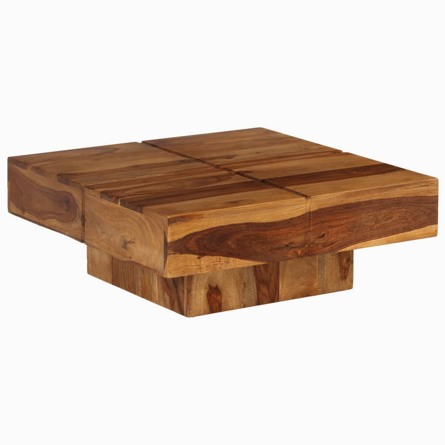 Salontafel 80X80X30 Cm Massief Acaciahout