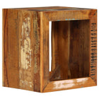 Stool 40x30x40 cm solid reclaimed wood
