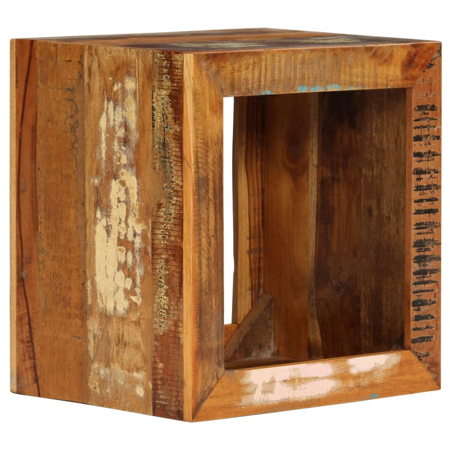 Kruk 40X30X40 Cm Massief Gerecycled Hout