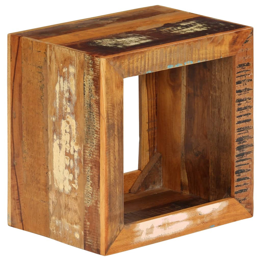 Kruk 40X30X40 Cm Massief Gerecycled Hout