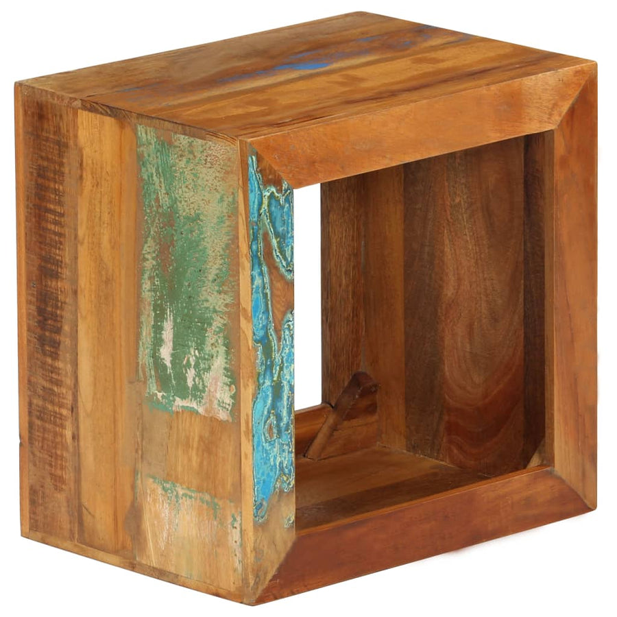 Kruk 40X30X40 Cm Massief Gerecycled Hout