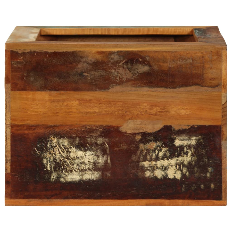 Kruk 40X30X40 Cm Massief Gerecycled Hout