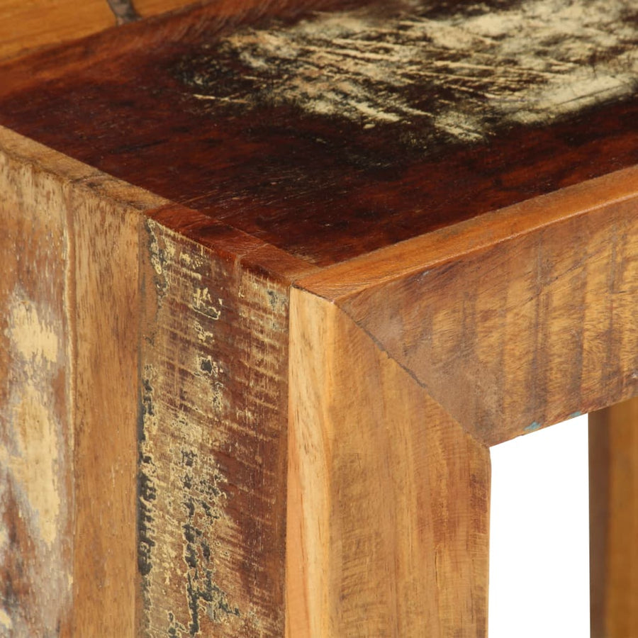 Kruk 40X30X40 Cm Massief Gerecycled Hout