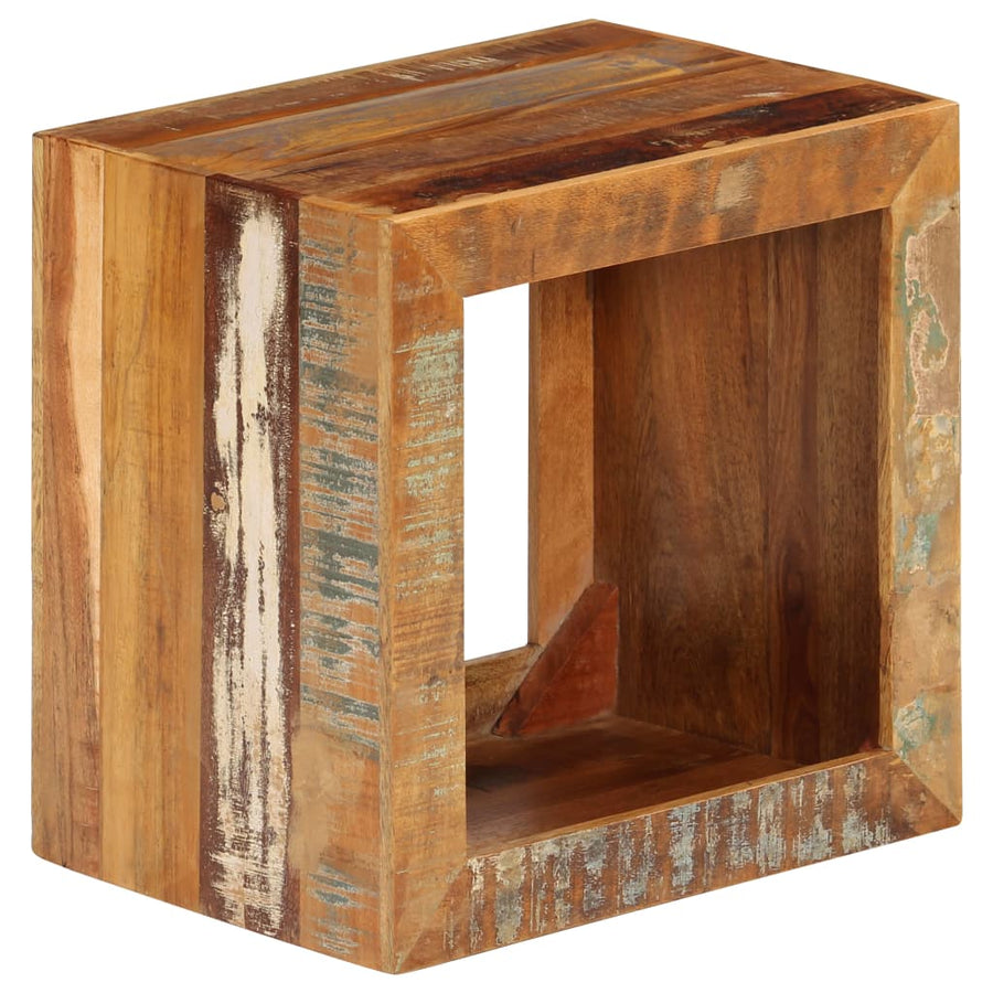 Kruk 40X30X40 Cm Massief Gerecycled Hout