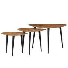3-Delige Salontafelset Massief Acaciahout