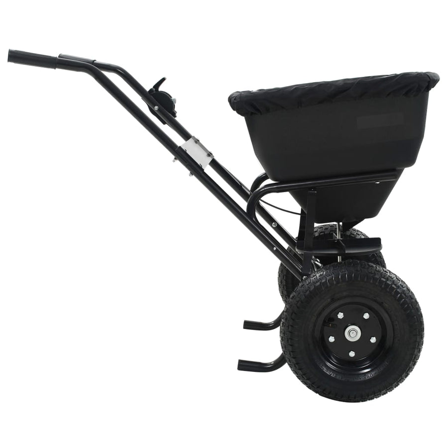 Strooiwagen duwmodel 45 L 106x73x76 cm PVC en staal