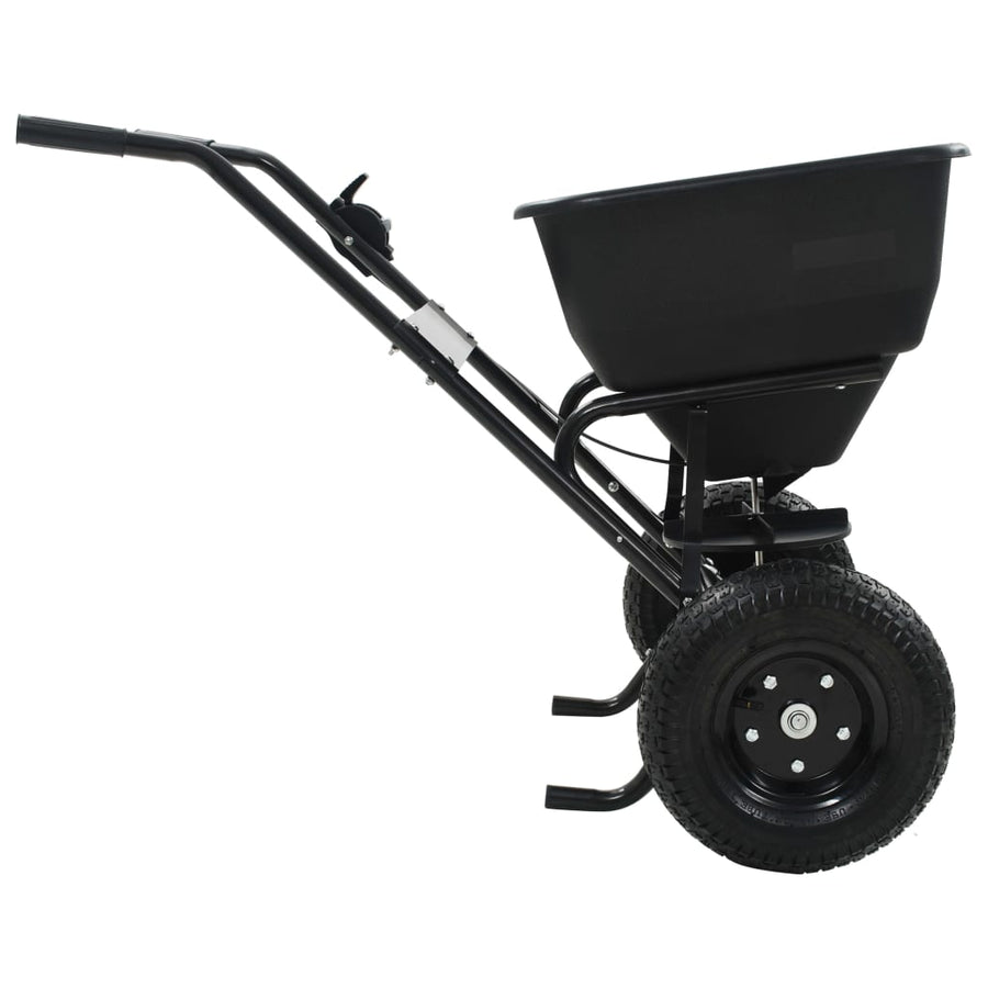 Strooiwagen duwmodel 45 L 106x73x76 cm PVC en staal