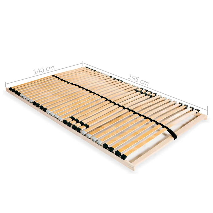 Lattenbodem Met 28 Latten 7 Zones 140 x 200 cm Vast