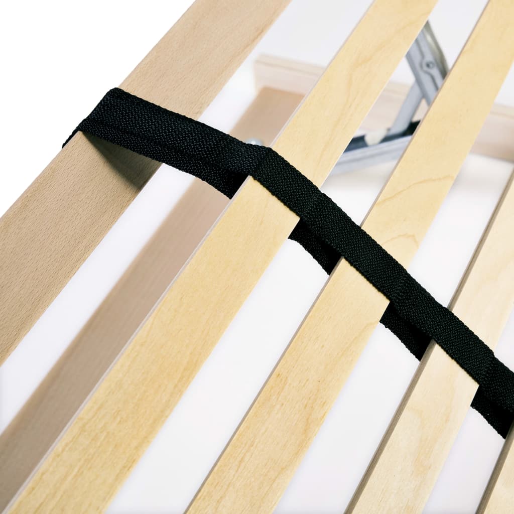 Lattenbodem Met 28 Latten 7 Zones 120 x 200 cm Verstelbaar hoofdeinde (handmatig)