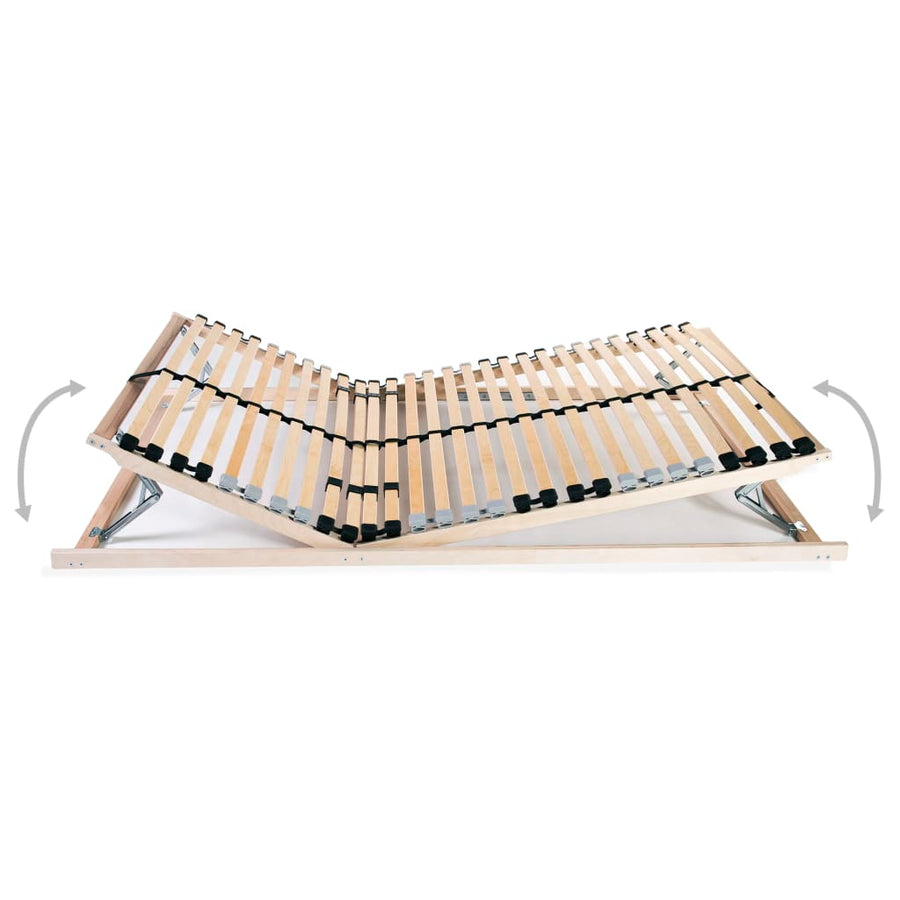 Lattenbodem Met 28 Latten 7 Zones 90 x 200 cm Hoofd- en voeteneinde (handmatig)