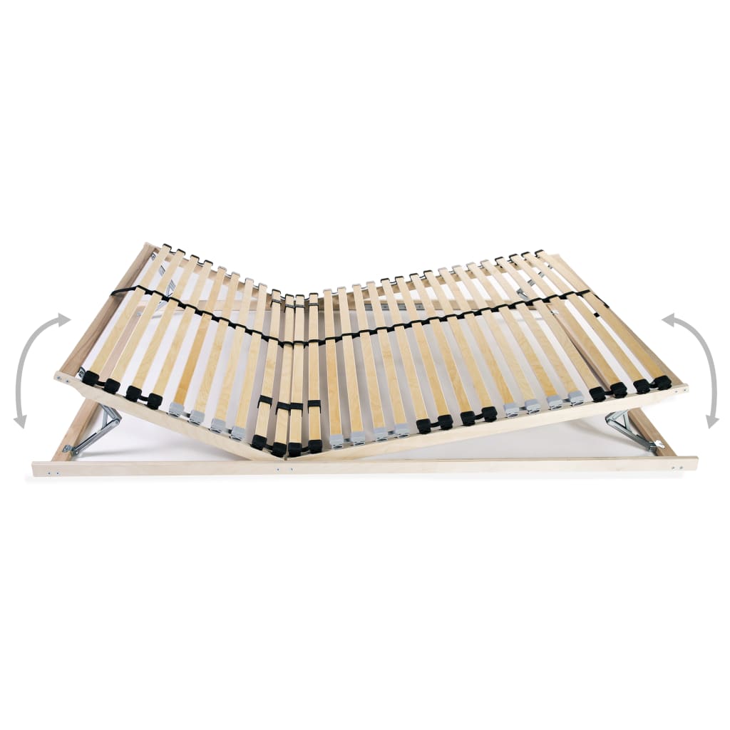 Lattenbodem Met 28 Latten 7 Zones 100 x 200 cm Hoofd- en voeteneinde (handmatig)