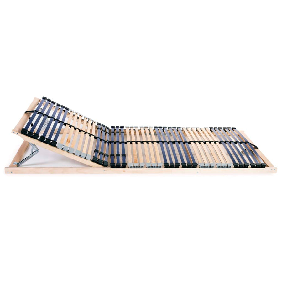 Lattenbodem Met 42 Latten 7 Zones 90 x 200 cm Verstelbaar hoofdeinde (handmatig)