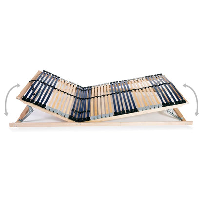 Lattenbodem Met 42 Latten 7 Zones 100 x 200 cm Hoofd- en voeteneinde (handmatig)
