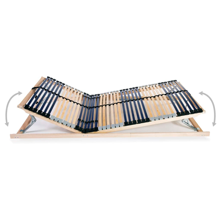 Lattenbodem Met 42 Latten 7 Zones 100 x 200 cm Hoofd- en voeteneinde (handmatig)