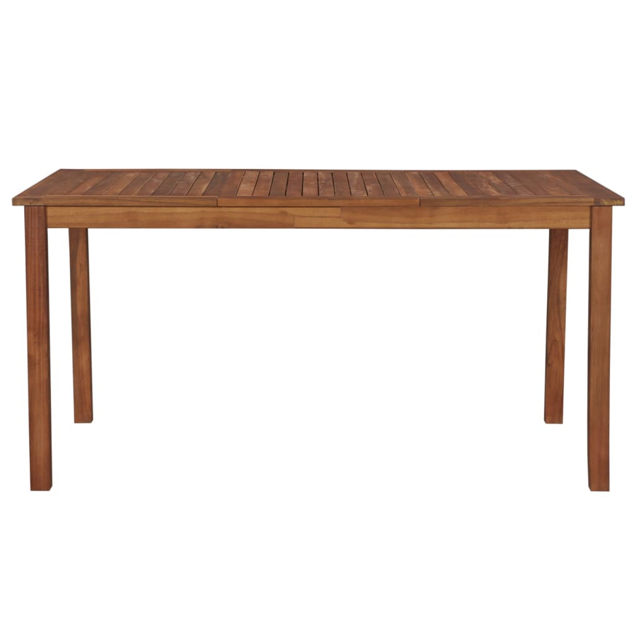 Tuintafel 150x90x74 cm massief acaciahout 150 x 90 x 74 cm