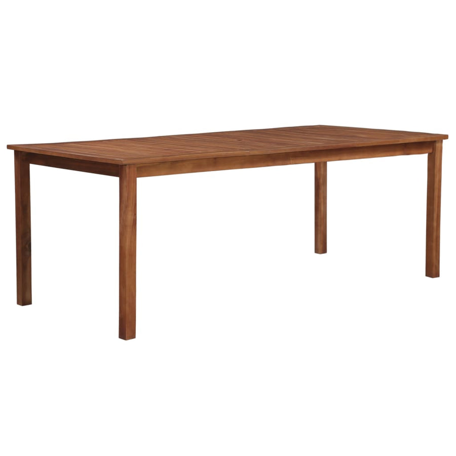 Tuintafel 200x100x74 cm massief acaciahout 200 x 100 x 74 cm