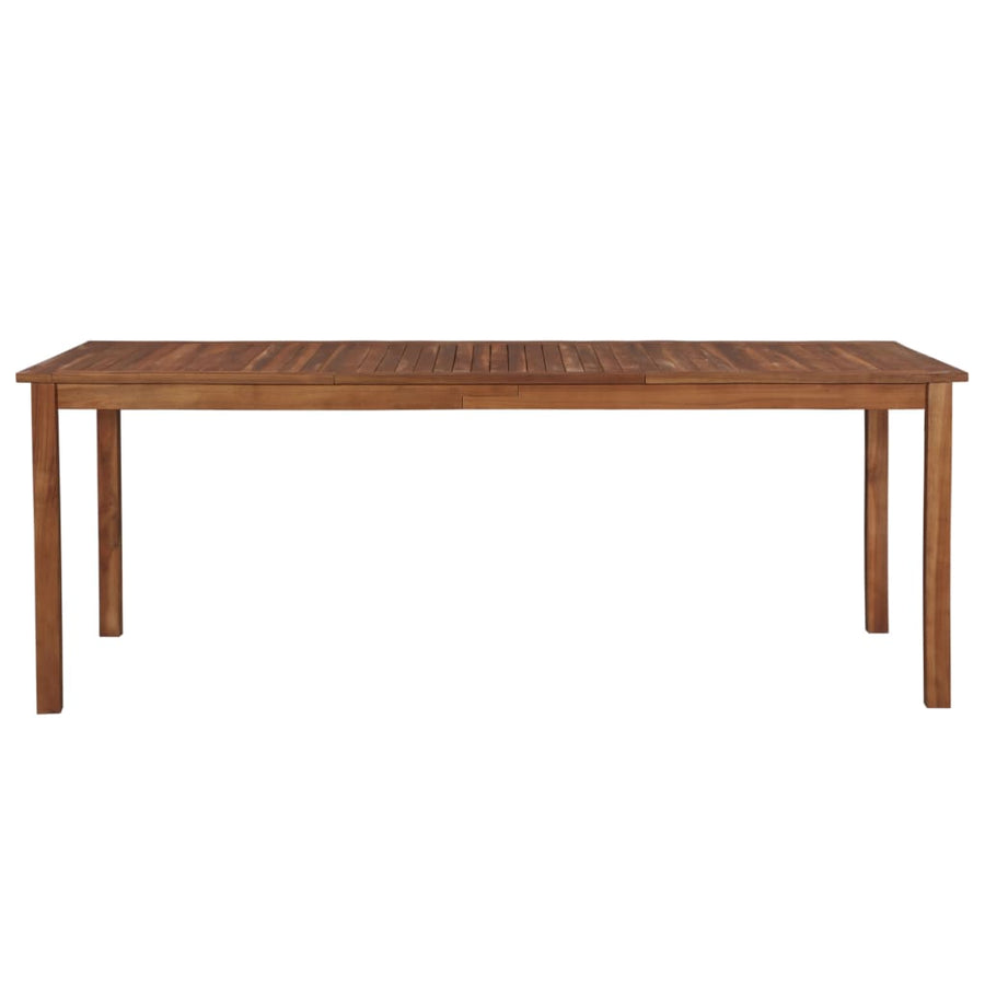 Tuintafel 200x100x74 cm massief acaciahout 200 x 100 x 74 cm