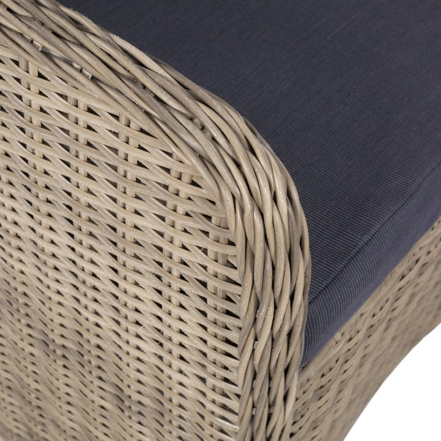 Bistroset Met Kussens Poly Rattan Bruin 3