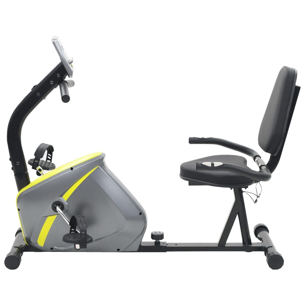 Ligfiets Hometrainer Magnetisch Met Hartslagmeter