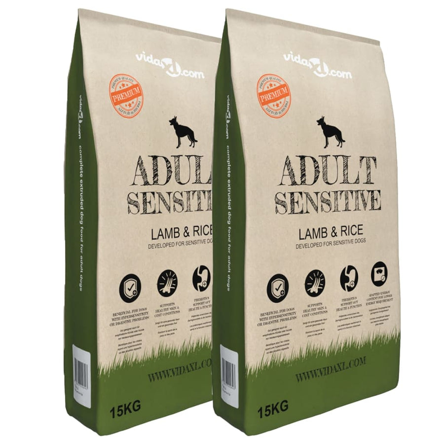 Premium hondenvoer droog Adult Sensitive Lamb & Rice 30kg 2 st 30 kg Lam en rijst