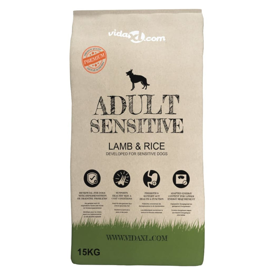 Premium hondenvoer droog Adult Sensitive Lamb & Rice 30kg 2 st 30 kg Lam en rijst