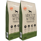 Hondenvoer droog adult active kip vis 30kg
