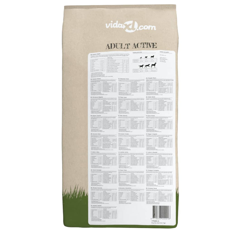Premium Hondenvoer Droog Adult Active Chicken & Fish 30Kg 2 St 30 kg
