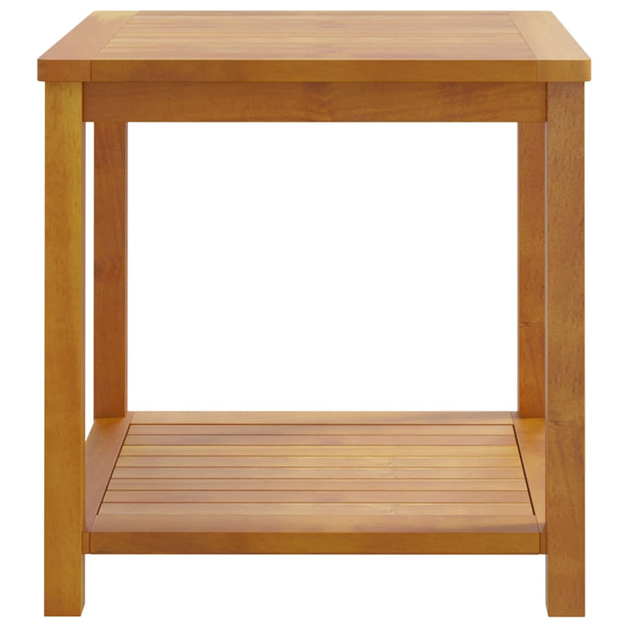 Bijzettafel 45X45X45 Cm Massief Acaciahout
