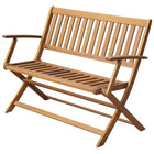 Garden bench 120 cm solid acacia wood