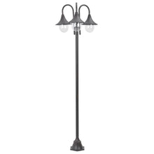 Paalverlichting Tuin E27 220 Cm Aluminium 3-Delig Brons