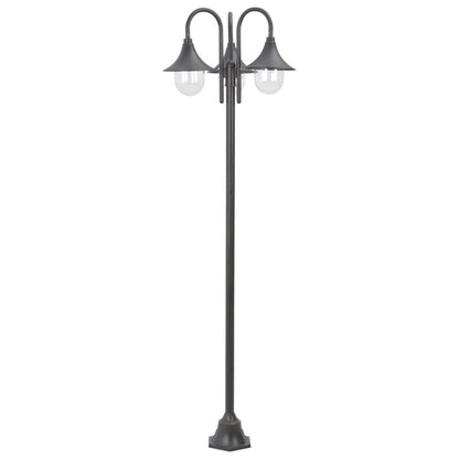 Paalverlichting Tuin E27 220 Cm Aluminium 3-Delig Brons