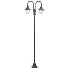 Paalverlichting tuin 220 cm aluminium brons E27