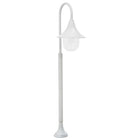 Paalverlichting Tuin E27 20 Cm Aluminium Wit