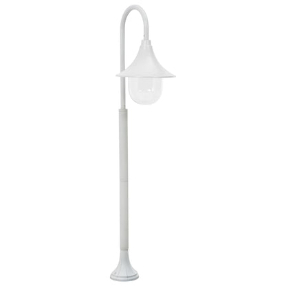 Paalverlichting Tuin E27 20 Cm Aluminium Wit