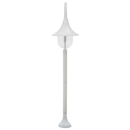 Paalverlichting Tuin E27 20 Cm Aluminium Wit